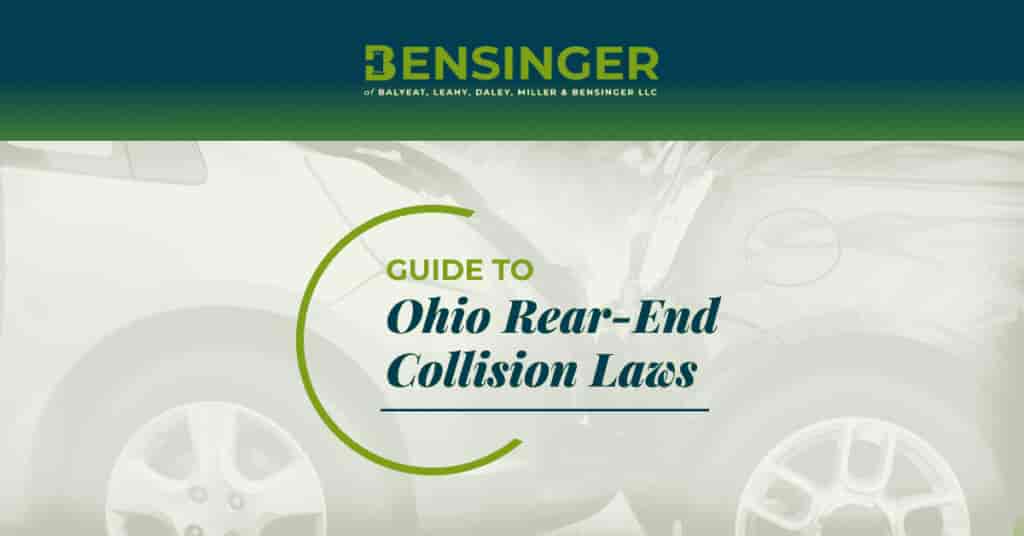 Ohio rear end collision laws