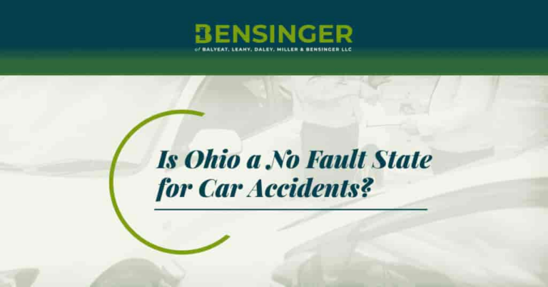 Is Ohio a No-Fault State for Motor Vehicles?