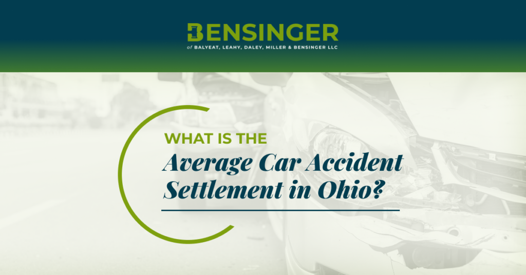 Average settlement for a car accident in Ohio