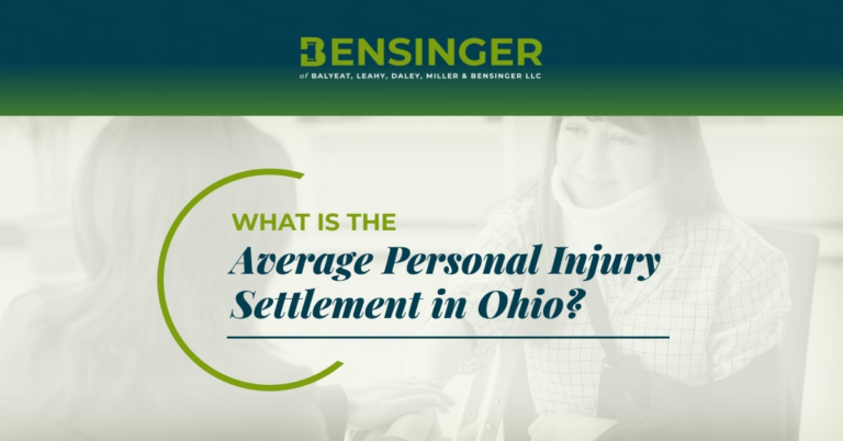 Average Personal Injury Settlements in Ohio